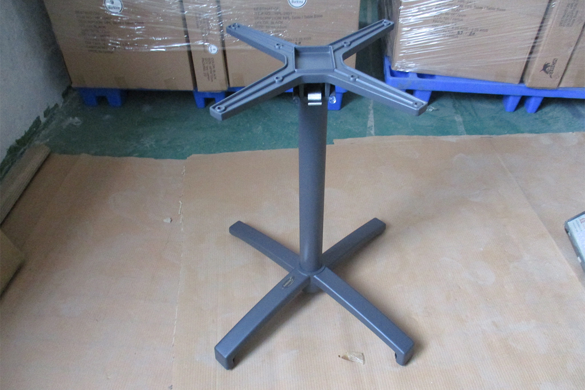 Modern Industrial Round Restaurant Coffee Dinning Metal Table Bases with Ceramic Table Top - AD751014