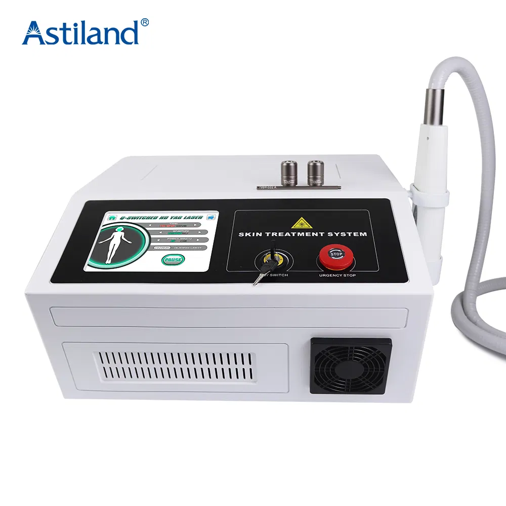 Portable Q-Switch ND YAG Pico Beauty Device Ultra Plus Laser Tattoo Removal Machine Skin Whitening Carbon Peeling Pulsed Mode