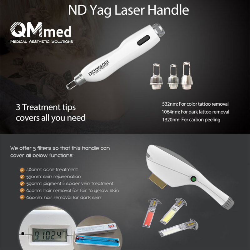 Latest Technology 3-in-1 4 Wavelengths Diode Laser Removal &amp; ND YAG Laser &amp; RF Skin Rejuvenation Machine