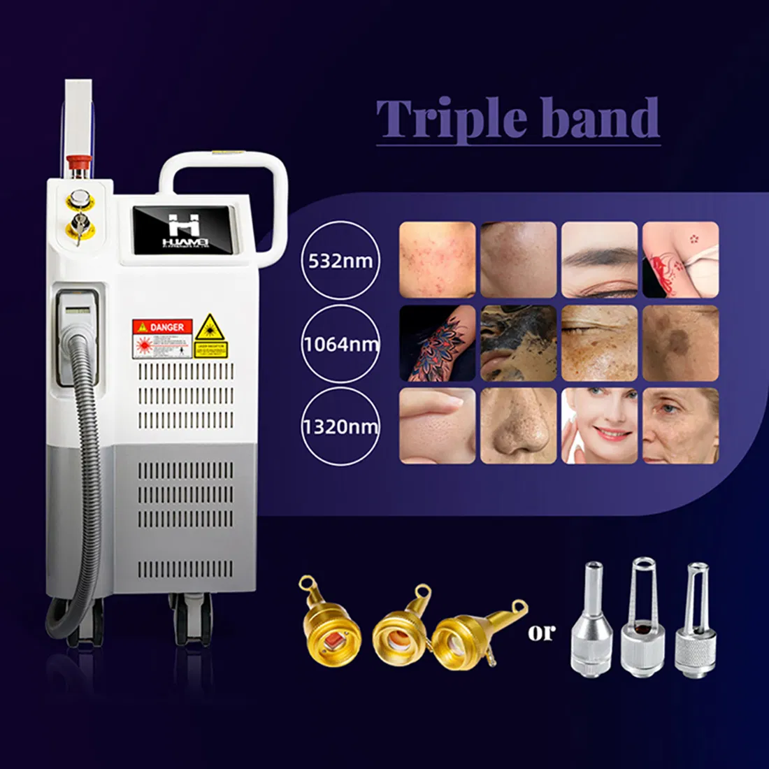 2024 Wholesale Cheap Price Portable Picosecond Lasers Carbon Picosecond Q Switched ND YAG Laser