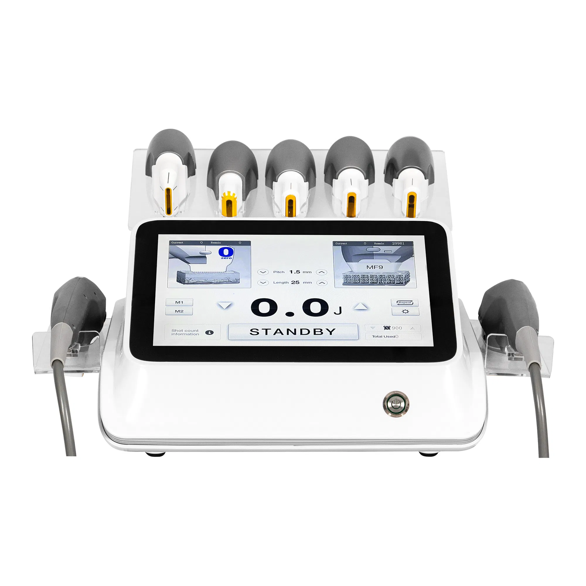 Professional Portable Ultrasound Focused Face Lifting 7D Hifu Beauty Machine 7 Cartridges 2 Handles Smas Facial Lift Body Slim Anti Wrinkle