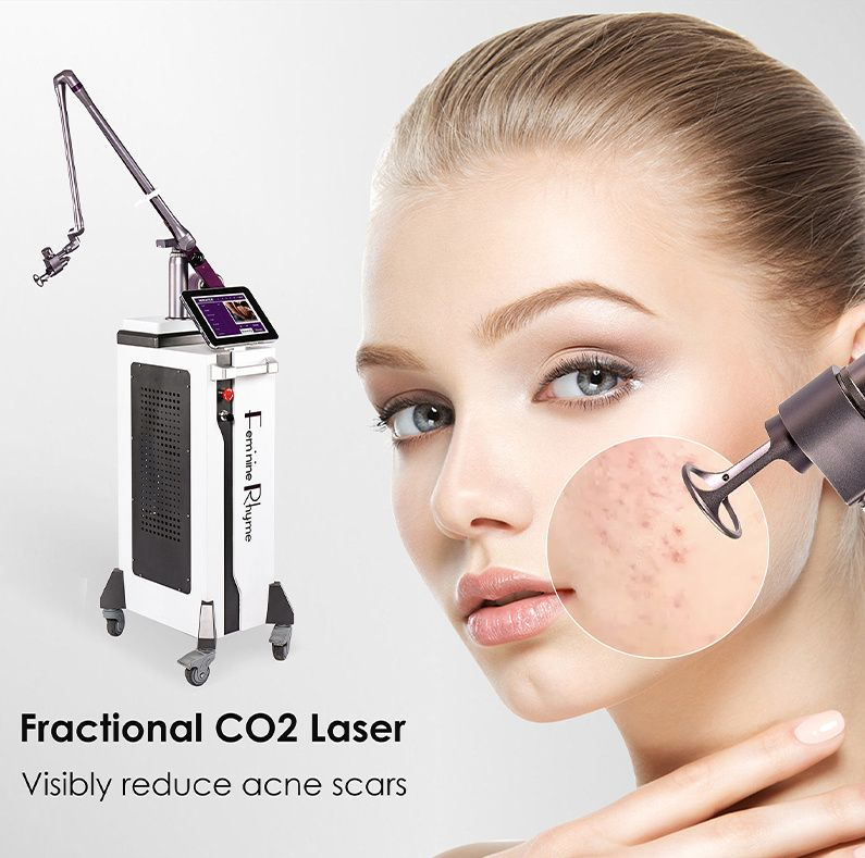 Erbium YAG Laser 2940 CO2 Fractional Laser System with Air Cooling