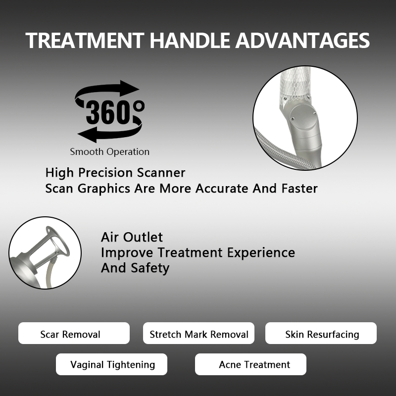 4D CO2 Laser Beauty Equipment Acne Scar Removal Skin Rejuvenation Vaginal Tightening Fractional CO2 Laser Machine