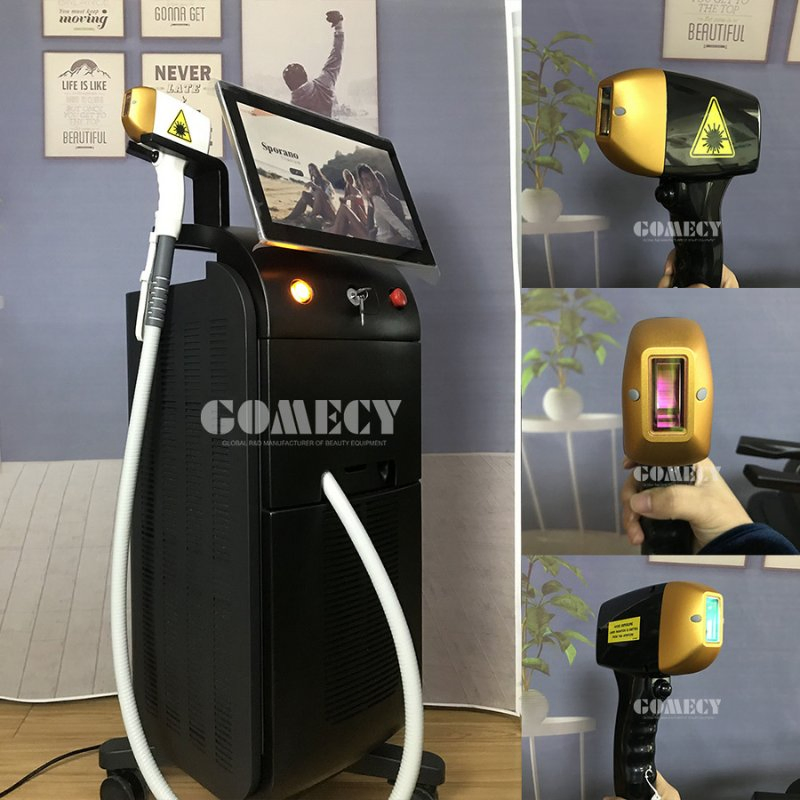 Luxury Diode Laser Hair Removal Device with Sapphire Cooling Technology