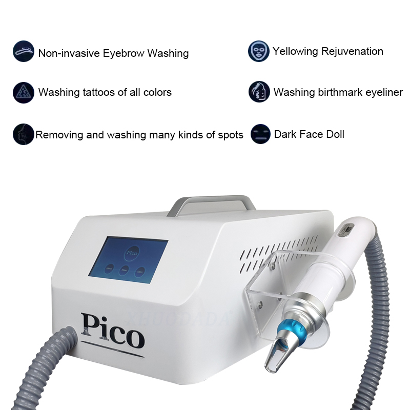 Q Switched ND YAG Laser Skin Rejuvenation Black Doll Picosecond Laser Tattoo Removal Machine