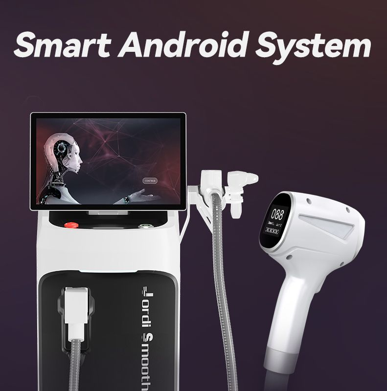 Professional 1800W Diode Laser Hair Removal with Ice Titanium Technology