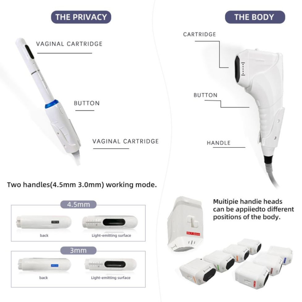 2025 Hifu Machine Professional Body Weight 22D Loss Vaginal Tightening Face Lift Anti-Aging Machine Hifu