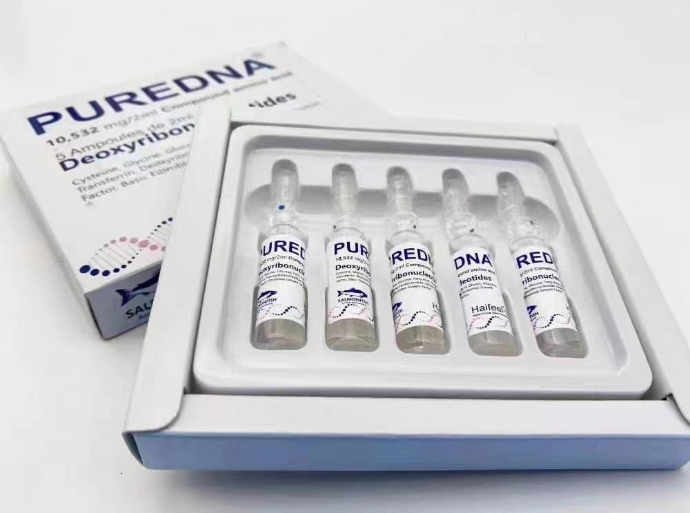 Puredna 2ml Salmon DNA (Loose Vial) Good for Acne Scar Whitening Wrinkles Removal Aqua Shine