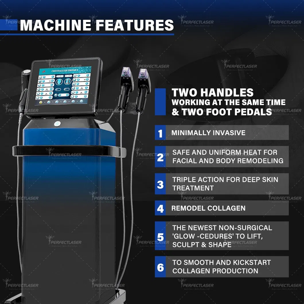 Gold Plated Needle Acne Scar Removal Morpheus 8 Body Vivace RF Machine