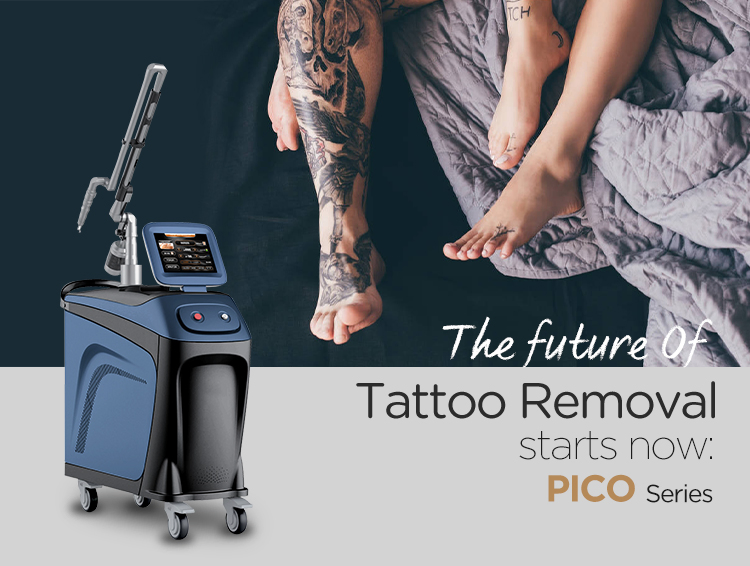 2023 Factory Price 500PS Pico Laser 1064 Nm 532nm Q Switched ND YAG Laser Tattoo Removal Machine CE Skin Care Picosecond Laser