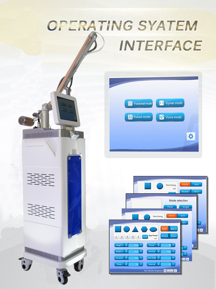 Keylaser Fractional CO2 Laser Machine Scar Removal Skin Rejuvenation Vaginal Tighten 10600nm