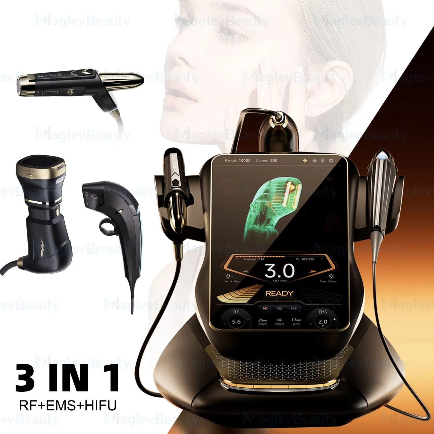 25D Max Hifu Machine Skin Firming Anti-Wrinkle 360 Facial Y Corporal Face Lifting Beauty Device