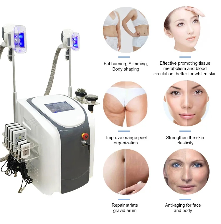Body Cryo Beauty Machine Cavitation Slimming Machine 3 in 1 Slimming Machine