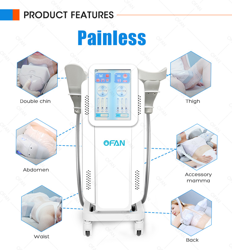 Ofan 360 Multifunctional Criolipolisis Cool Fat Freezing Face Lifting Skin Tightening Cryolipolysis Fat Freezed Machine