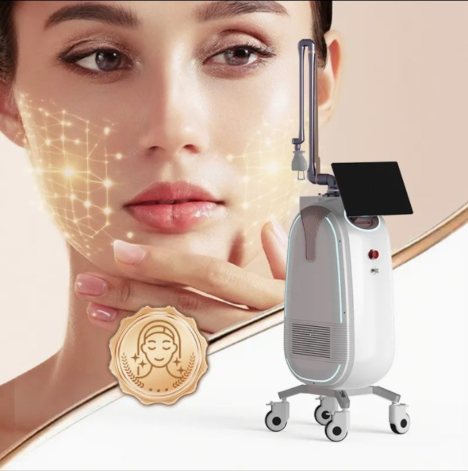 RF Metal Tube Fractional CO2 Laser Machine for Skin Resurfacing Vaginal Tightening