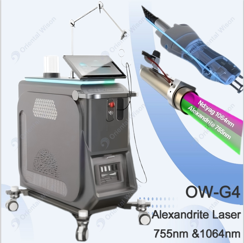 Professional Epilation Definitive Permanent Hair Removal Alexandrite Laser Diffuse Reedness Treament Laser Vascular Lesions Facial Treatment Alexandrite