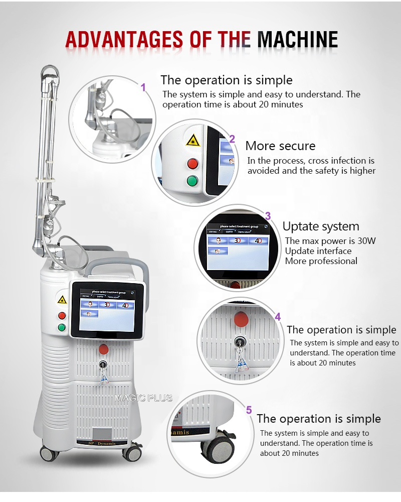 2024 Newest Fractional CO2 Laser for Skin Rejuvenation Anti-Aging Wrinkle Removal Machine