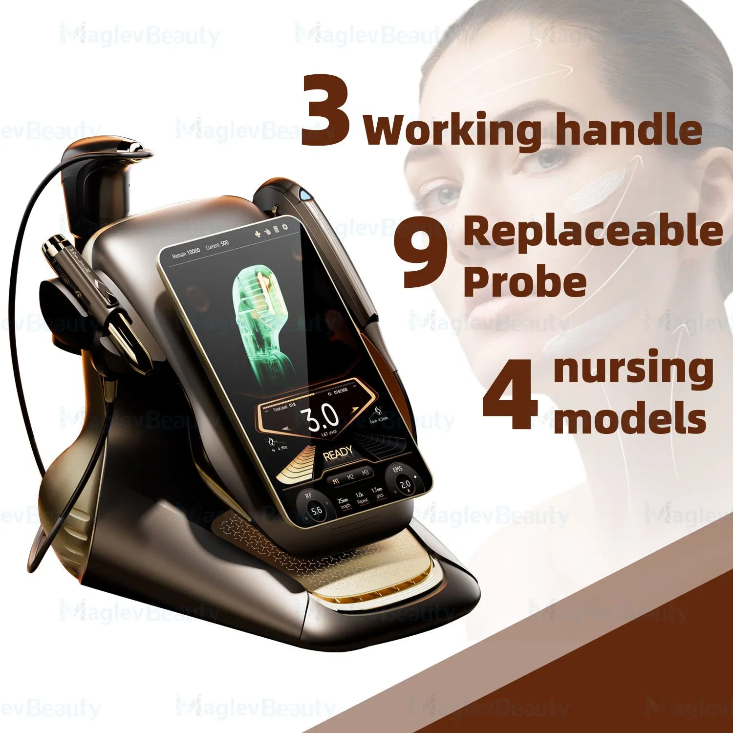 25D Max Hifu Machine Skin Firming Anti-Wrinkle 360 Facial Y Corporal Face Lifting Beauty Device