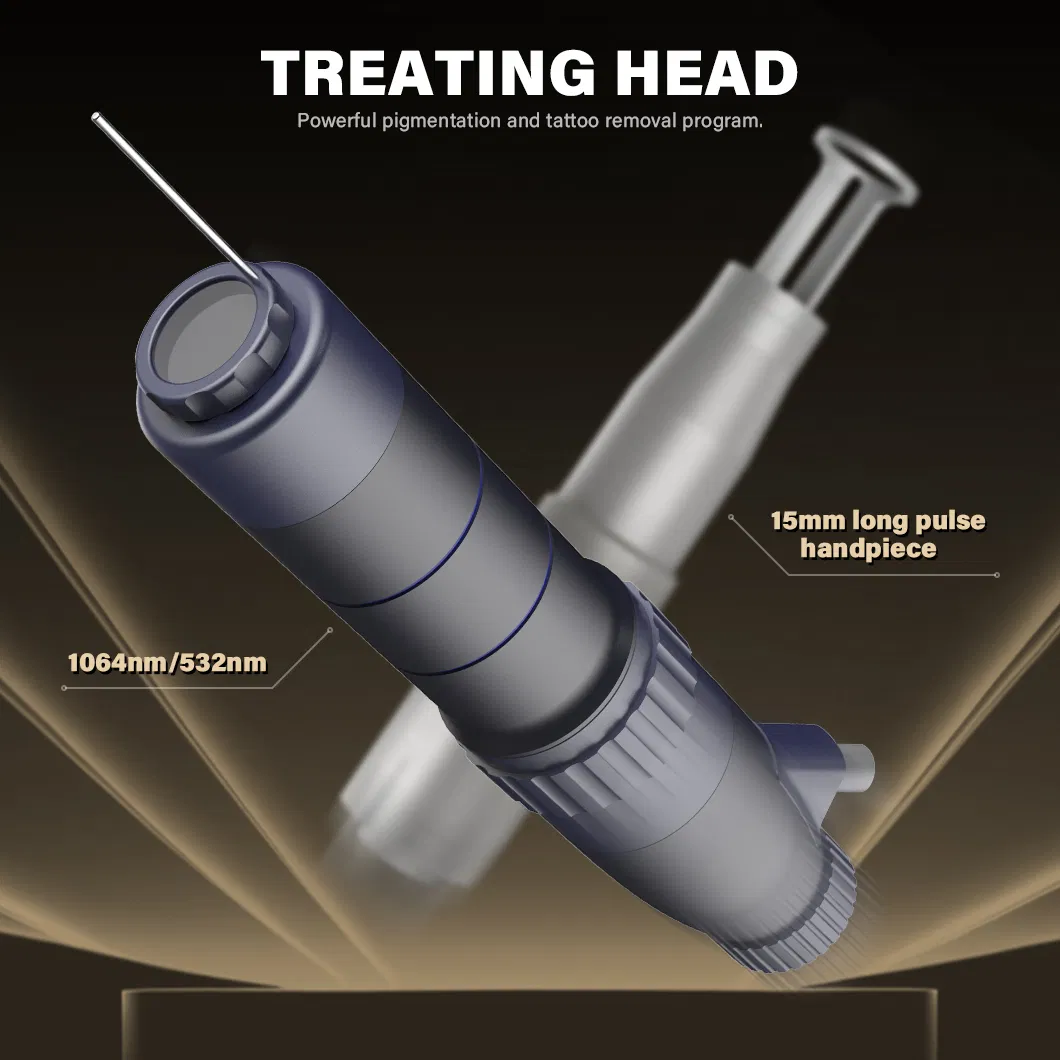 Perfectlaser Q-Switch 532 1064nm ND YAG Laser Pigment Management Skin Rejuvenation Laser 15.6-Inch Touch Screen