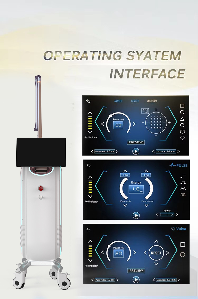 Fractional CO2 Laser Vagina Tightening Scars Removal Skin Care Beauty Machine