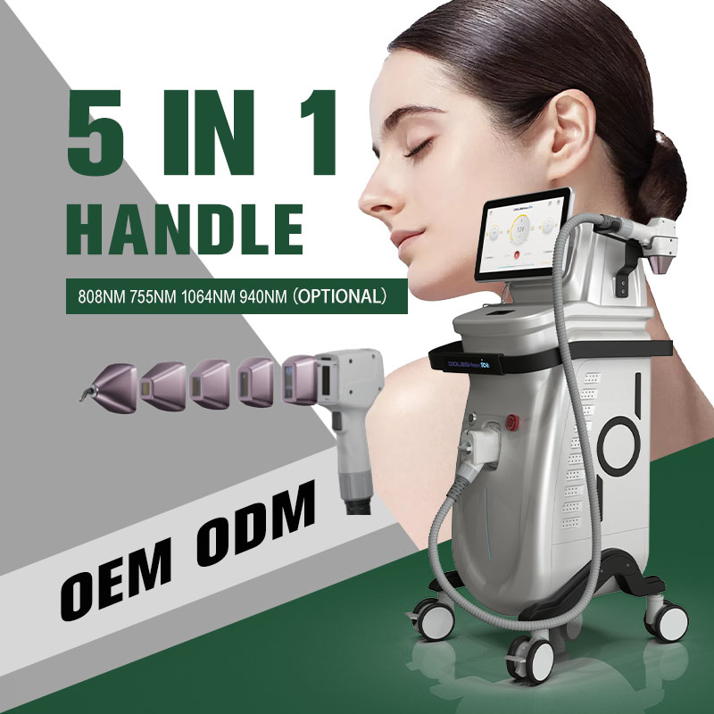 New Technology Professional Diode Laser 4 Wavelength 808nm Laser Hair Removal Diode Hair Laser Removal Machine