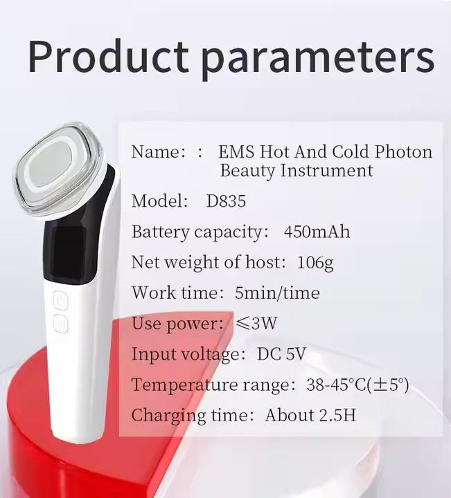 Hifu Korea Makeup Beauty Device Skin Care Cosmetic Machine RF Facial Salon Equipment Instrument Hot Cold Electric Face Lifting Massager
