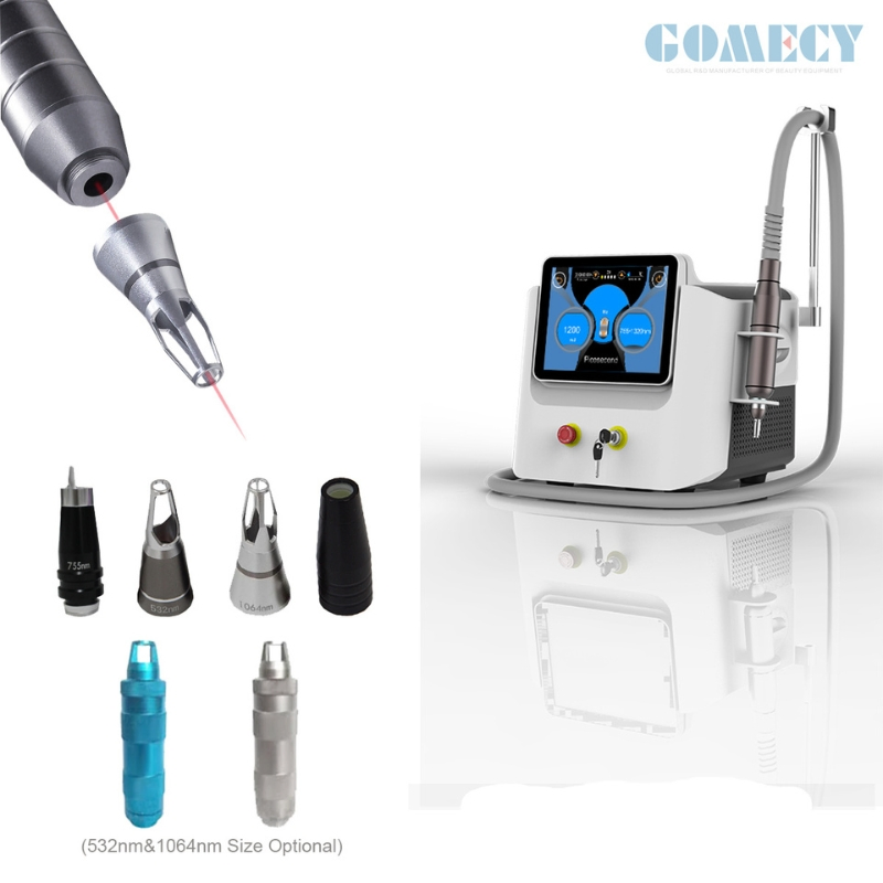 Professional ND YAG Q Switched Laser Machine for Tattoo and Pigment Removal