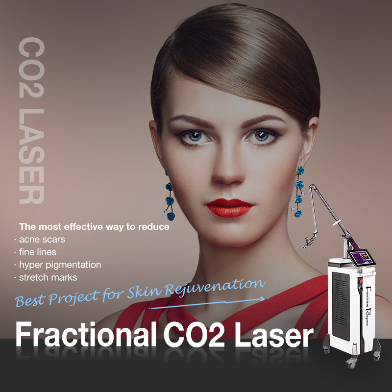 Erbium YAG Laser 2940 CO2 Fractional Laser System with Air Cooling