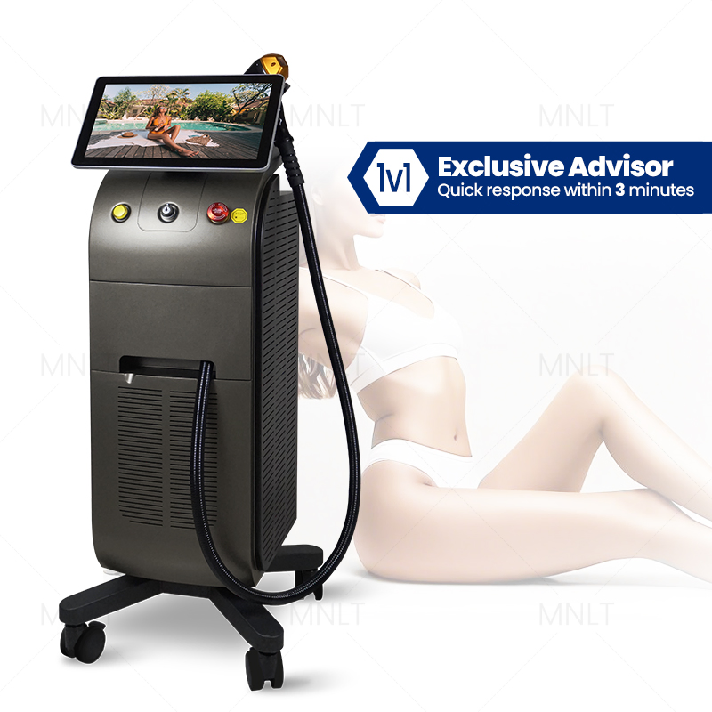 Diode Laser Hair Removal Android 12 System Ai Technology Painless
