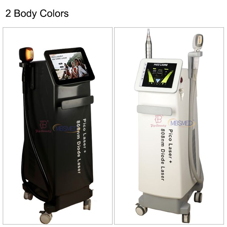Advanced 2-in-1 Diode &amp; ND: YAG Laser Technology - Painless Hair/Tattoo Removal Device