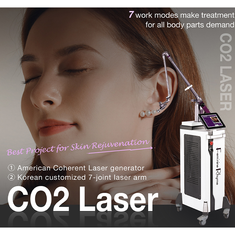Erbium YAG Laser 2940 CO2 Fractional Laser System with Air Cooling
