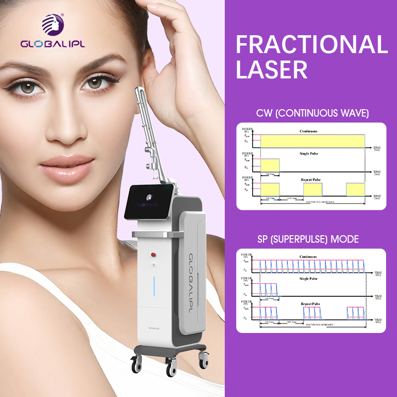 Medical CO2 Fractional Laser Acne Scar Removal Facial Skin Treatment Machine Scar Resurfacing Vaginal Tightening Beauty Machine