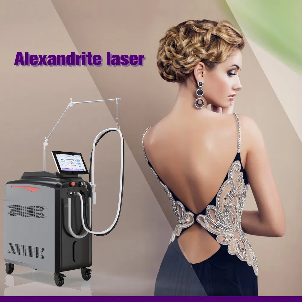 Km Dual Wavelength Laser 755nm Alexandrite 1064nm Long Pulse Laser Hair Removal Vascular Lesion Treatment
