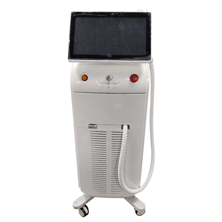 Advanced Vertical Diode Laser Hair Removal System with Ice Cooling with 755nm/808nm/1064nm Technology Diode Laser Hair Removal Device for All Skin