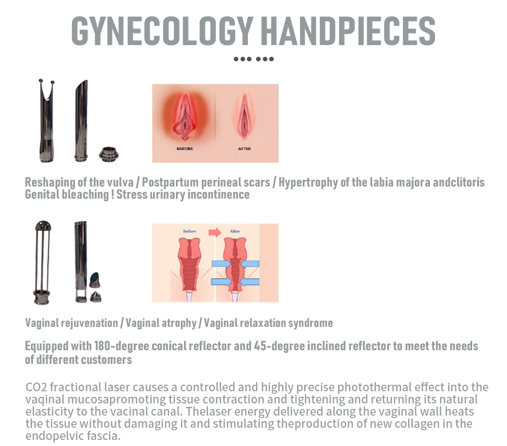 Fractional CO2 Laser Skin Rejuvenation Scar Resurfacing Vaginal Tightening Beauty Machine