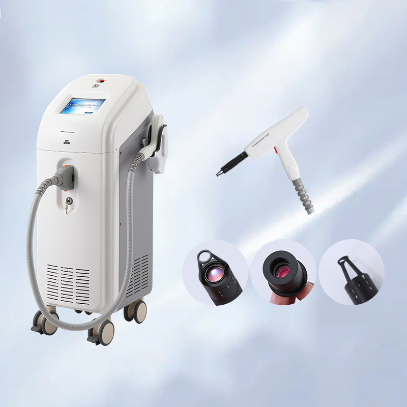 ND YAG Laser Dermatology Equipment Q-Switch ND YAG Laser Equipment Tattoo Removal and Skin Toning
