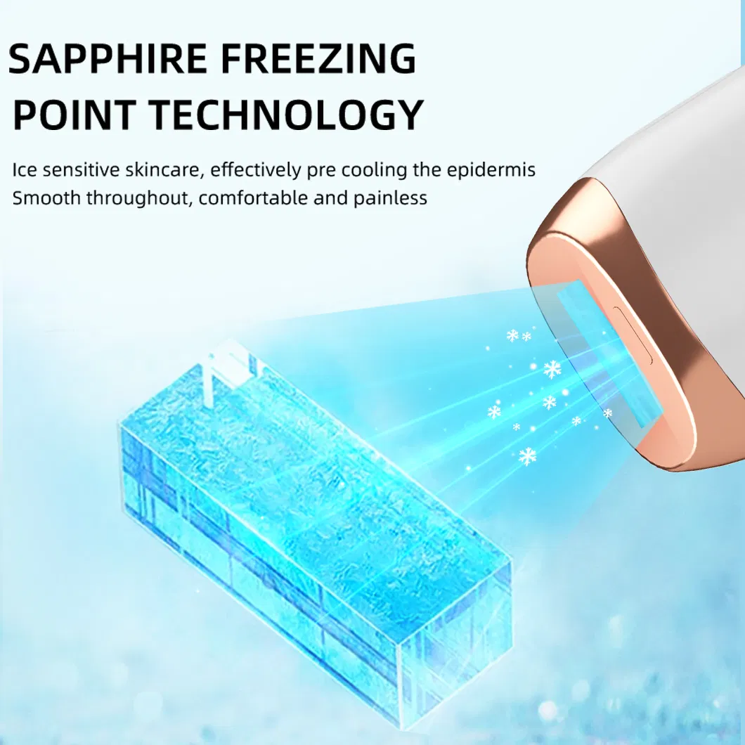 Ice Cooling IPL Home Use Permanent Skin Rejuvenation Hair Removal Device