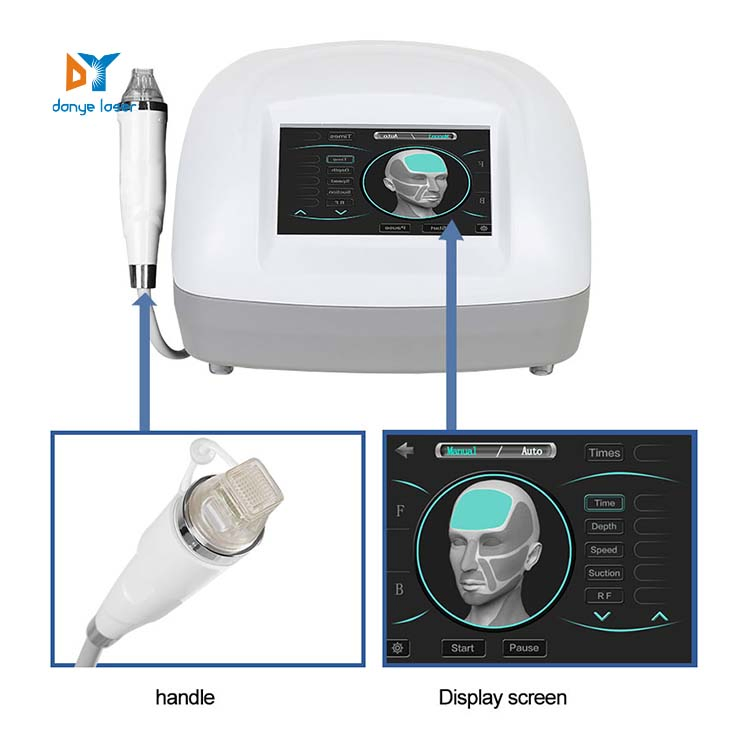 Gold RF Fractional Microneedle Wrinkle Removal Body Radio Frequency Machine