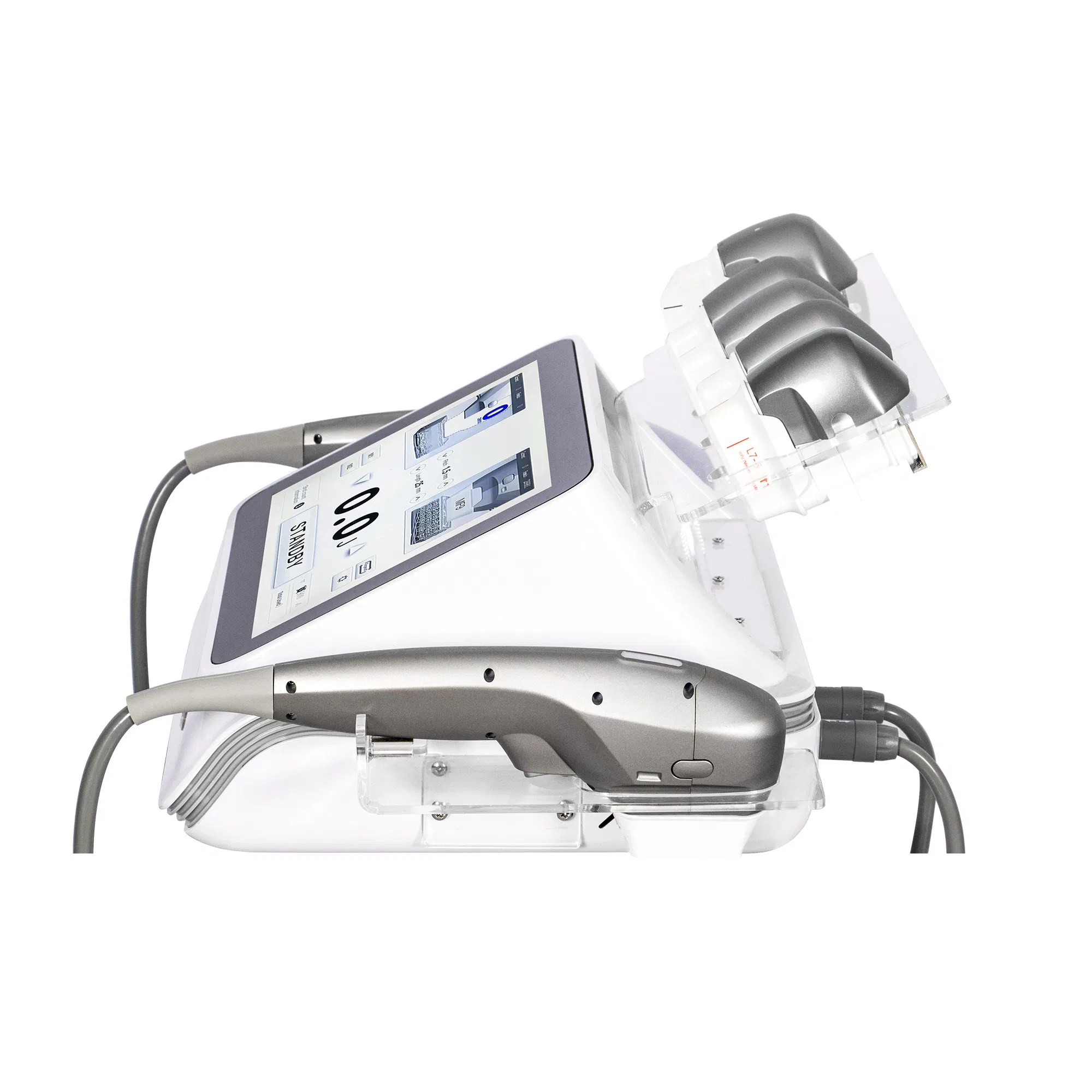 Professional Portable Ultrasound Focused Face Lifting 7D Hifu Beauty Machine 7 Cartridges 2 Handles Smas Facial Lift Body Slim Anti Wrinkle