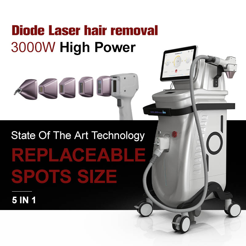 New Technology Professional Diode Laser 4 Wavelength 808nm Laser Hair Removal Diode Hair Laser Removal Machine