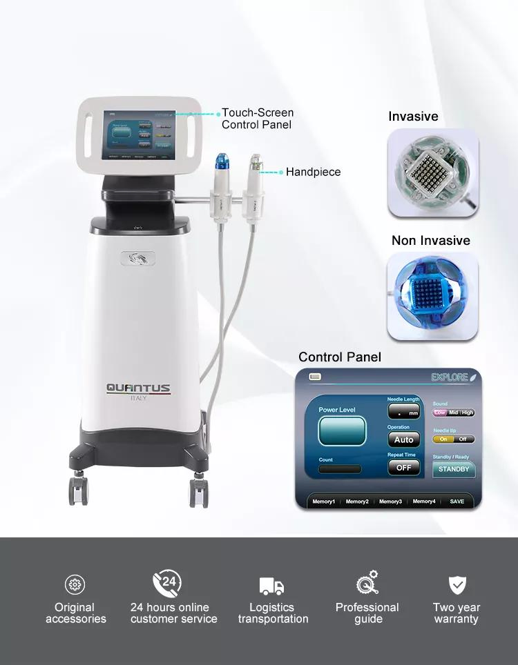 Vertical Skin Tightening Fractional Gold RF Radio Frequency Microneedle Machine