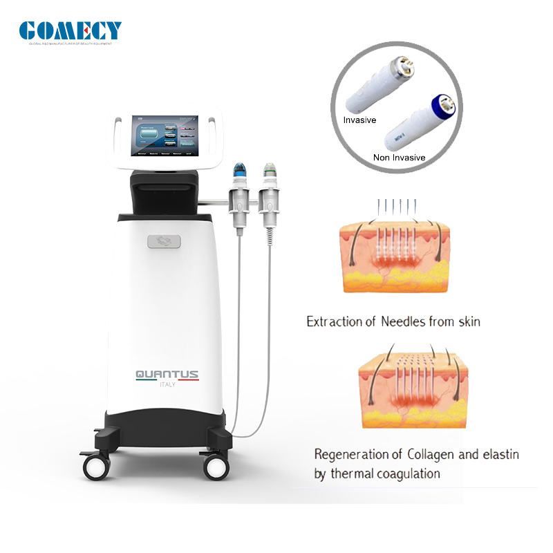 Vertical Skin Tightening Fractional Gold RF Radio Frequency Microneedle Machine