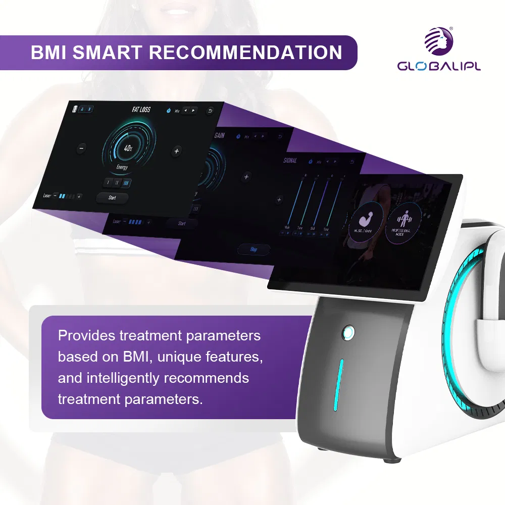 Portable EMS Muscle Stimulator with RF for Body Sculpting &amp; Weight Loss