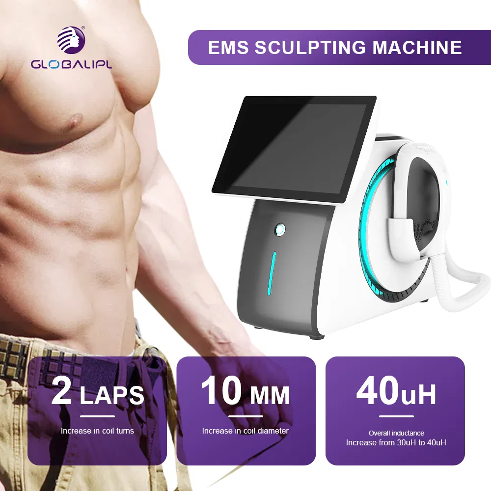 Portable EMS Muscle Stimulator with RF for Body Sculpting &amp; Weight Loss