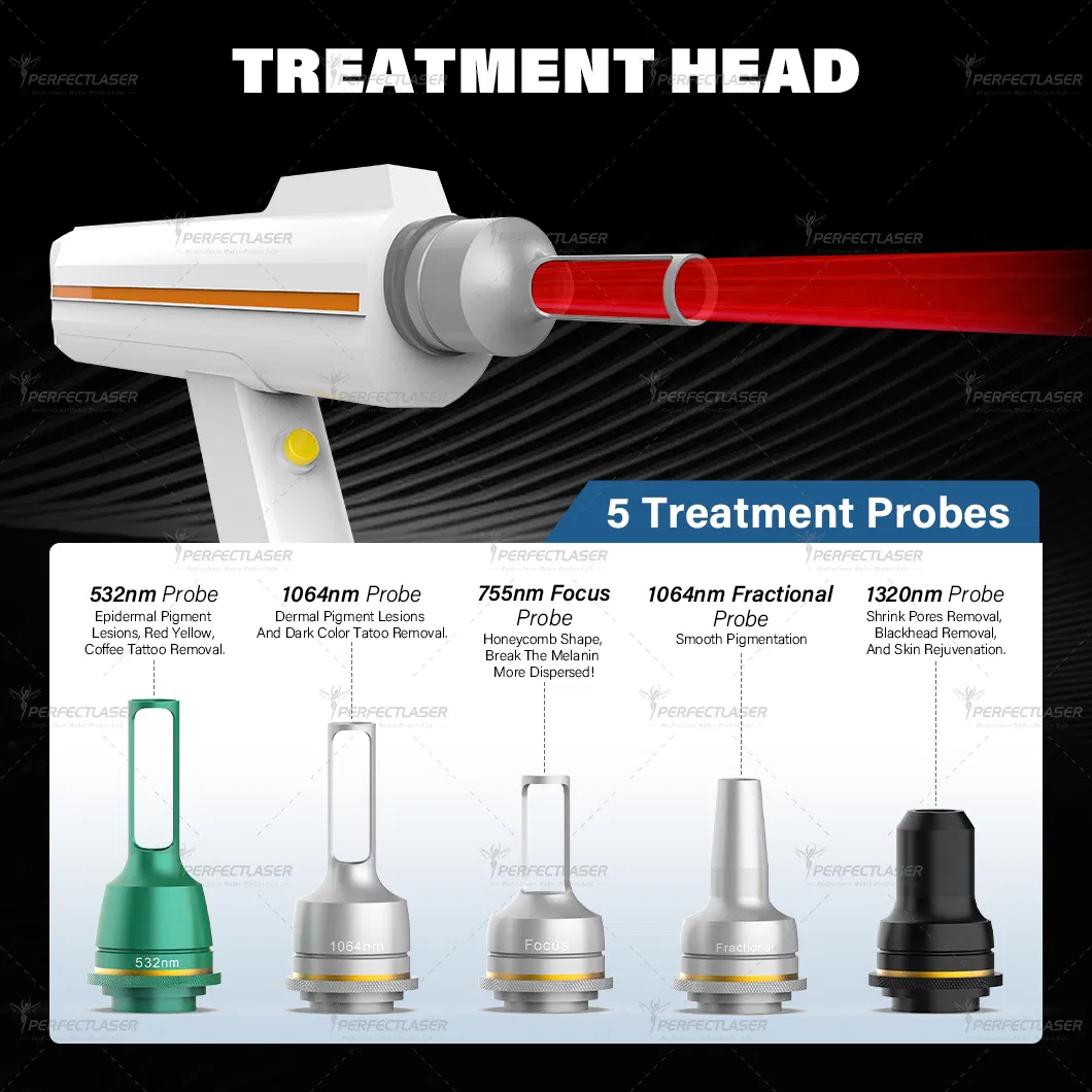 Professional Laser for Tattoo Removal ND YAG Q Switched Machine