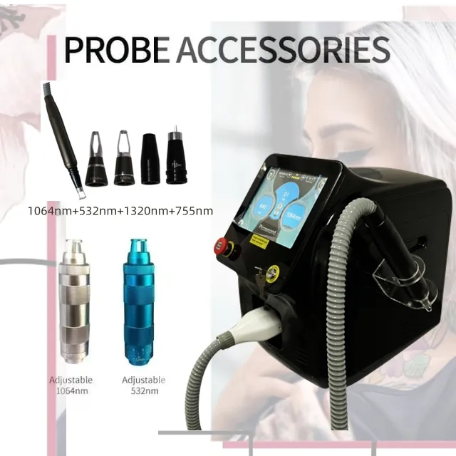 Best CE Q-Switched ND YAG No Pain Tattoo Pigment Skin Tag Removal Beauty Machine Skin Rejuvenation Picosecond Laser