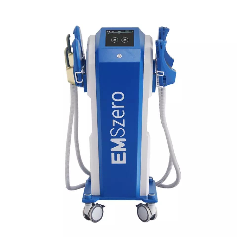 4 Handles EMS Body Slimming Muscle Building Butt Lift RF EMS Body Sculpt Muscle Stimulator Beauty Euipment