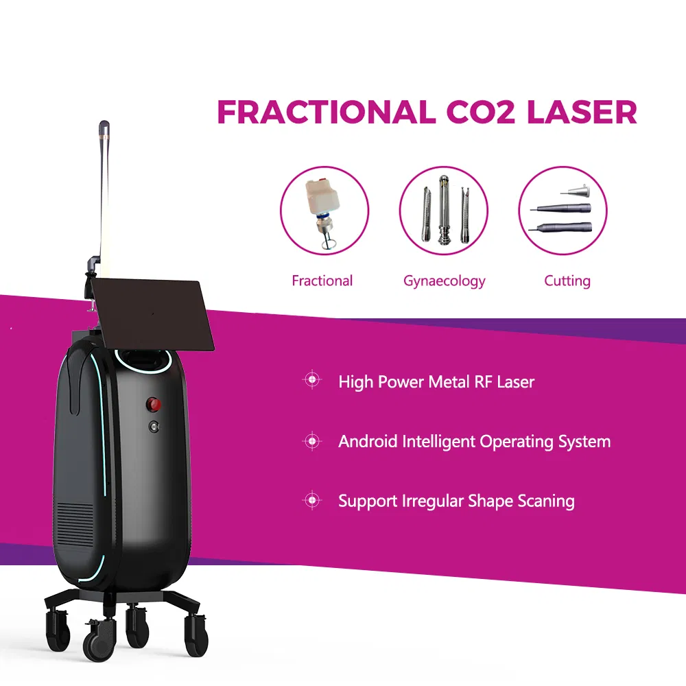 70W Stationary Fractional CO2 Lasers for Skin Rejuvenation Vaginal Tightening Wrinkle Removal