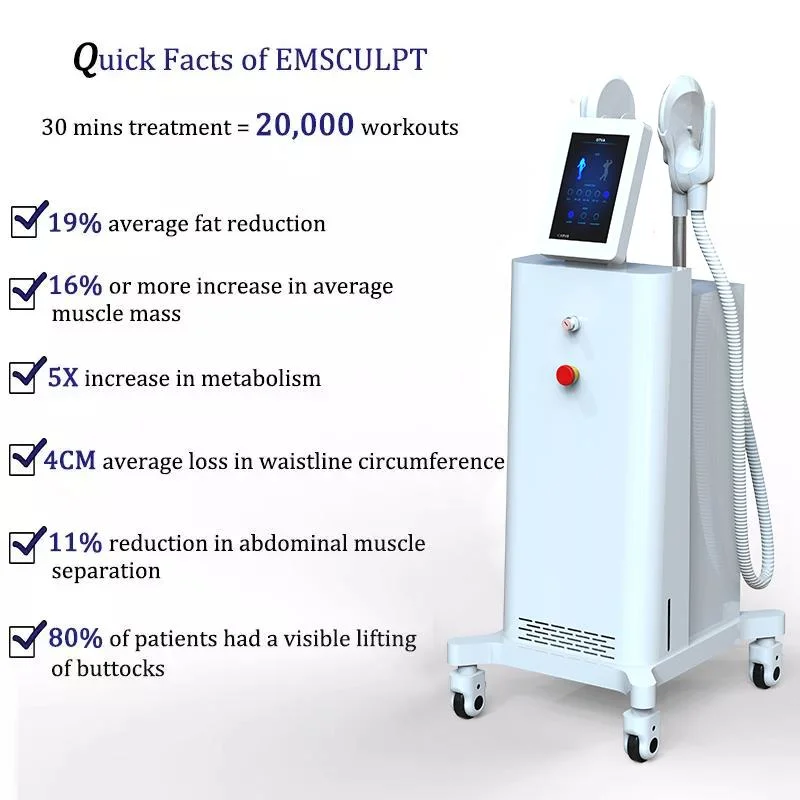 Factory Price Hiemt EMS Electromagnetic Muscle Stimulator for Body Sculpting