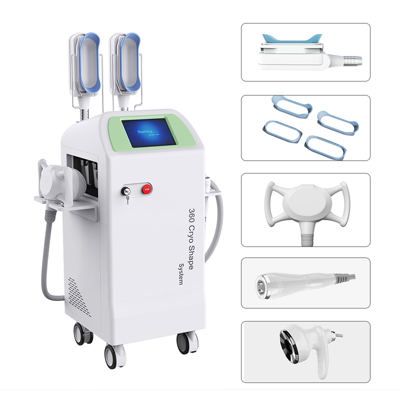 5 in 1 Multifunction Cryolipolysize Cavitation Monopolar RF Body Slimming and Skin Tightening Machine